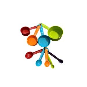 Farberware Measuring Cups Spoons Set Colorful Plastic Baking‎ Cooking Bundle